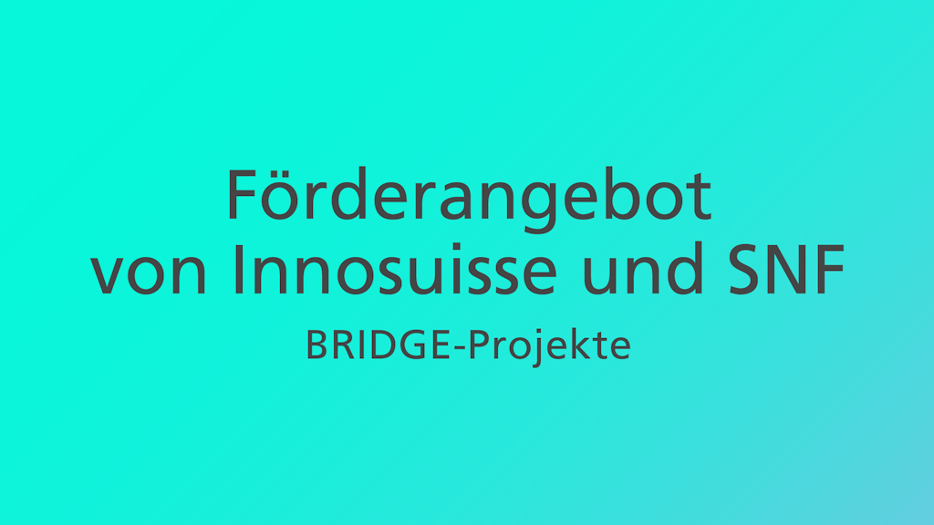 Innosuisse sostiene l’innovazione sistemica e la collaborazione transdisciplinare attraverso l’iniziativa Flagship.