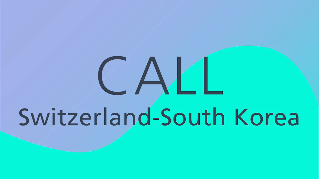 Switzerland-South Korea call for projects