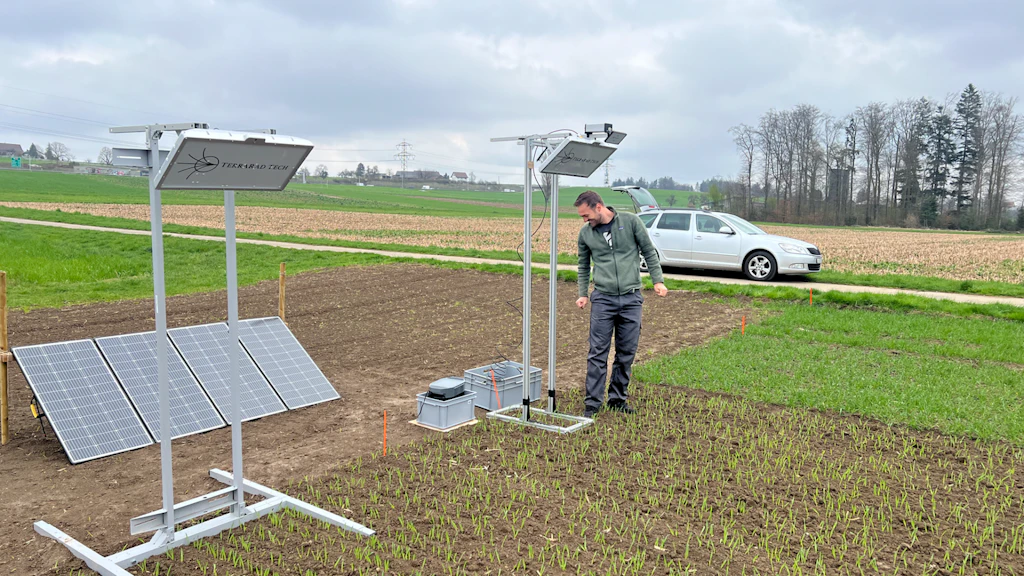 TerraRad Tech Technologie auf einem Feld