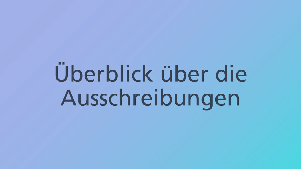 Projektaufrufe im Rahmen der Förderangebote von Innosuisse