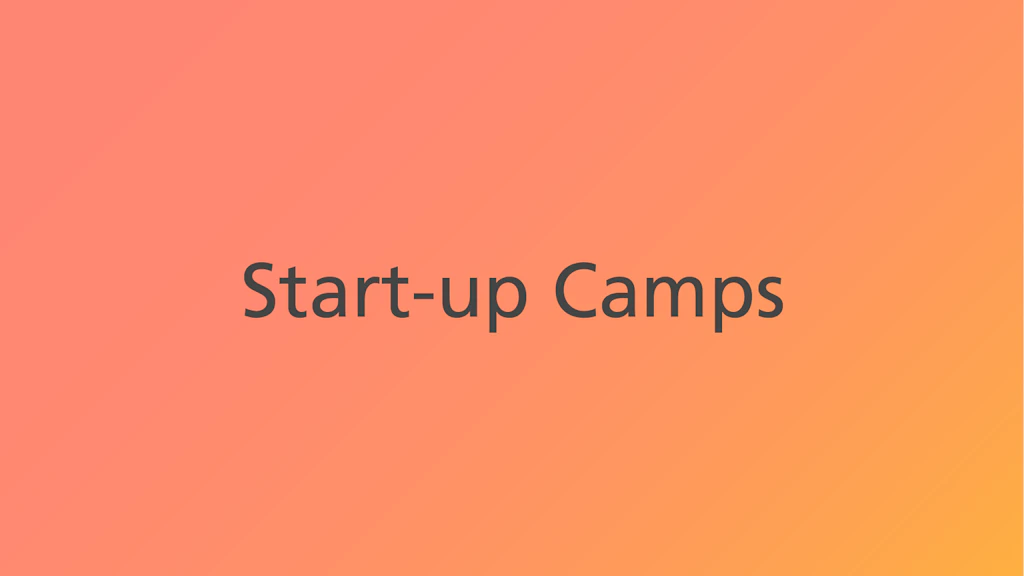 With Innosuisse's Start-up Camps, take your startup to the global level.