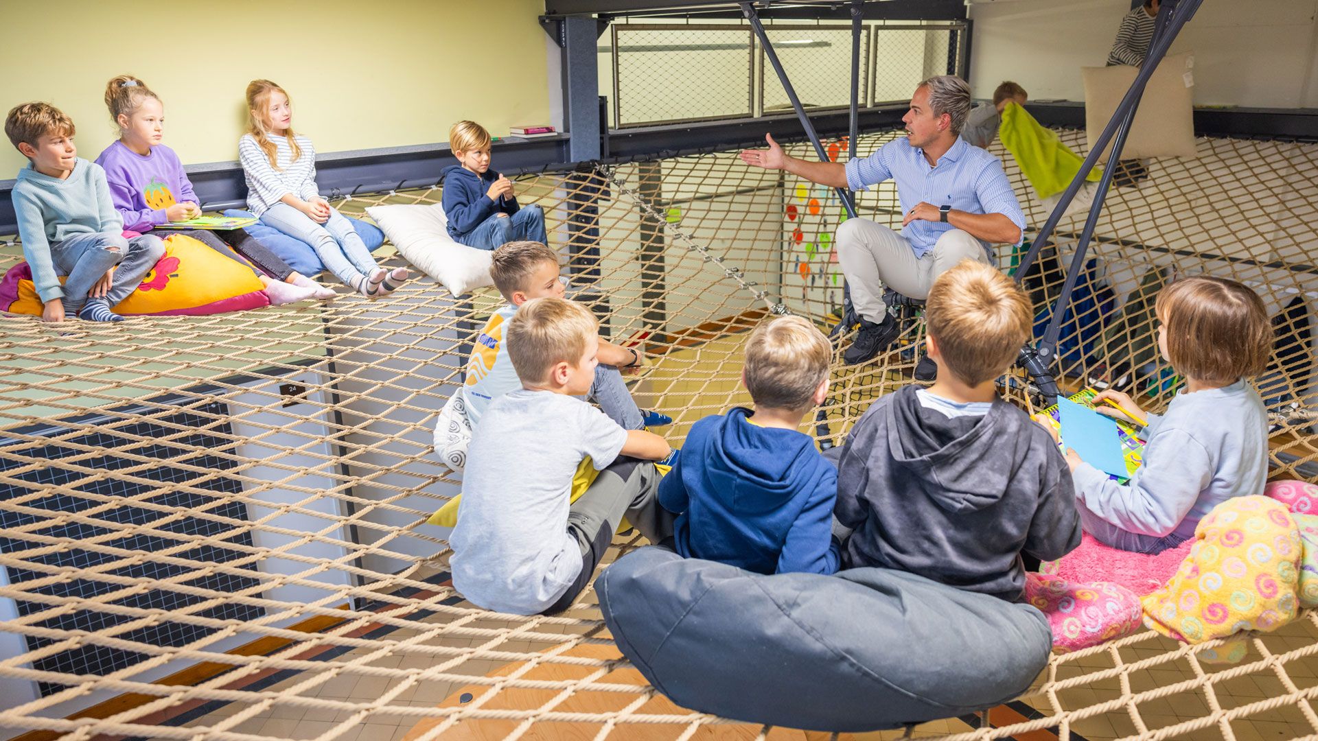 The Netzwelten project examines the way in which children learn through movement