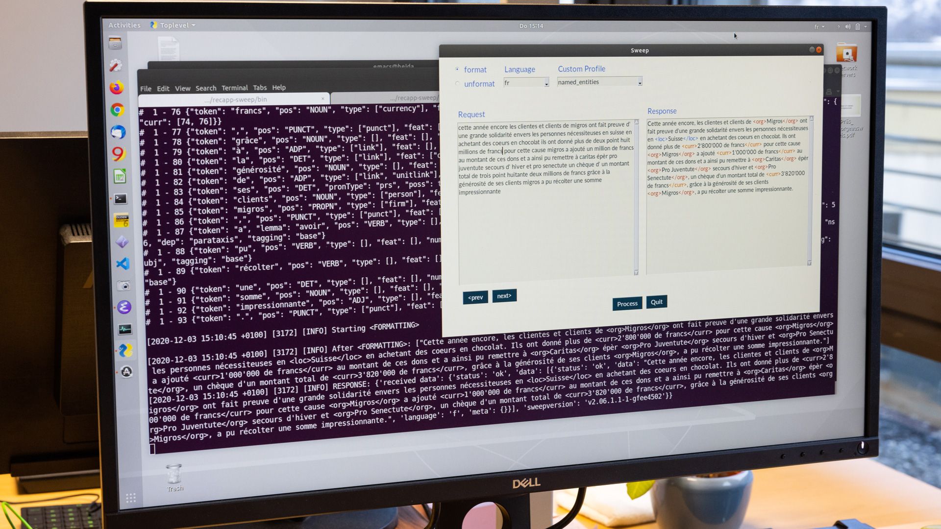 Recapp has developed a speech recognition system for languages spoken in Switzerland.