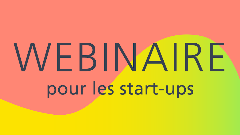 Webinaire pour les start-ups