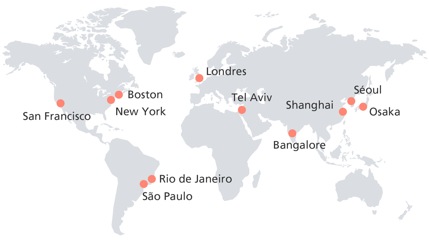 Les destinations des Start-up Camps