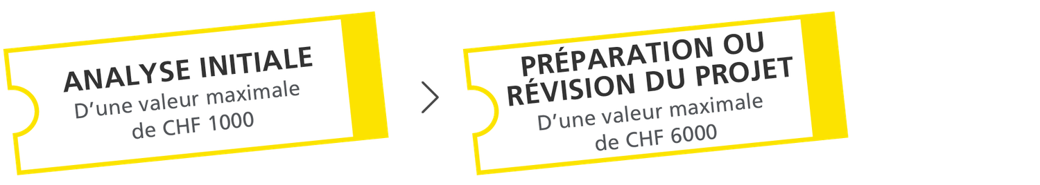 Le processus de mentoring se déroule en deux étapes avec l’Analyse initiale puis la Préparation ou révision du projet.
