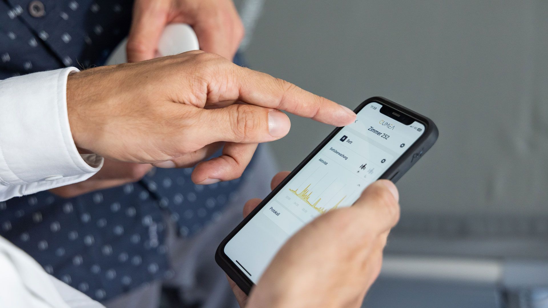 Qumea et son système de monitoring conçu pour les hôpitaux.