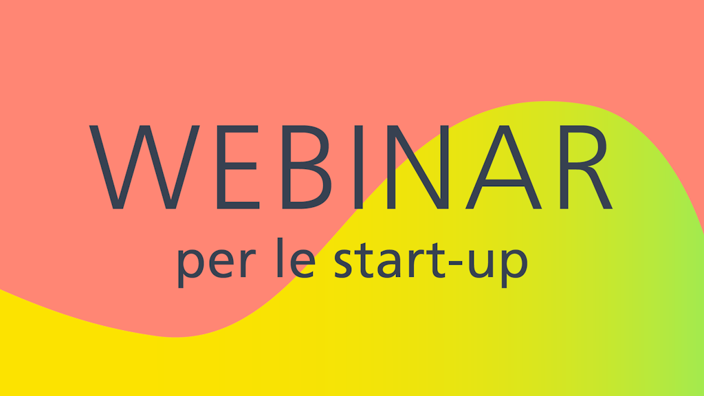 Webinar per le start-up