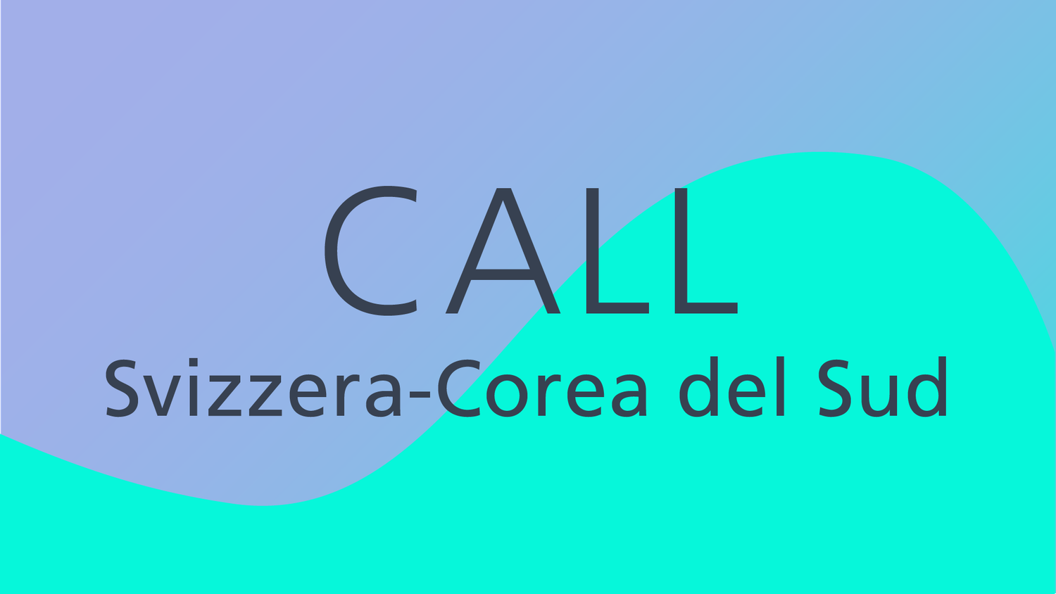 Bando di concorso Svizzera-Corea del Sud