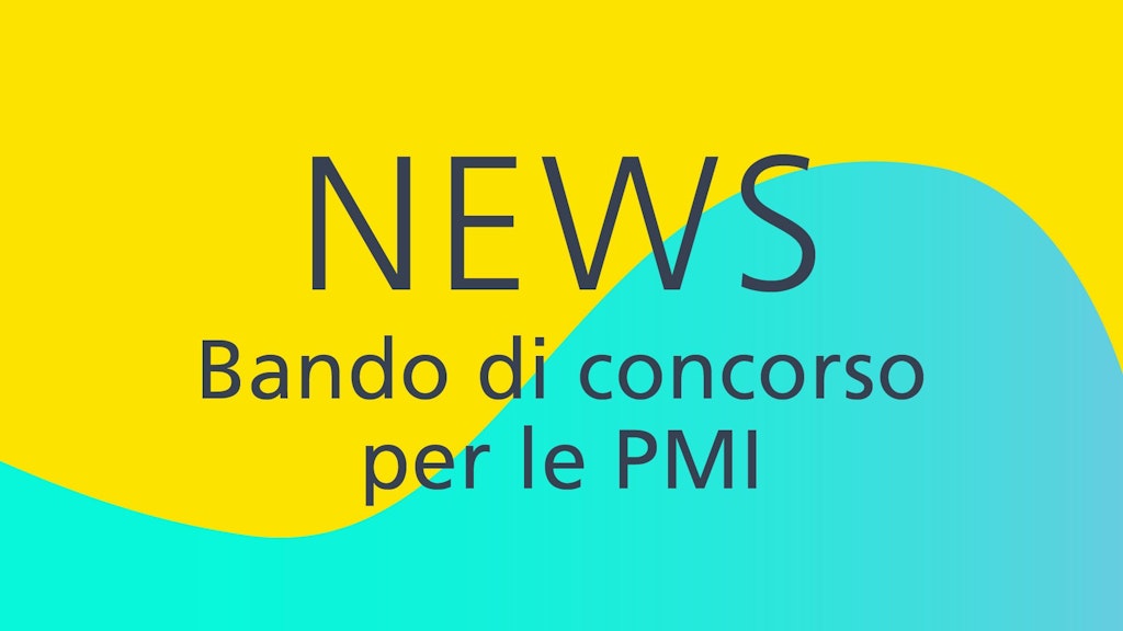 Bando di concorso per le PMI